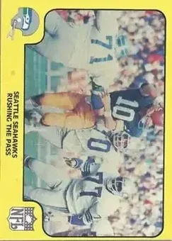 1978 Fleer Team Action #52 - Card #52 - Seattle Seahawks