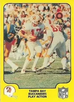 1978 Fleer Team Action #53 - Card #53 - Tampa Bay Buccaneers