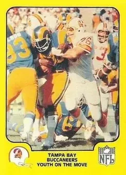 1978 Fleer Team Action #54 - Card #54 - Tampa Bay Buccaneers
