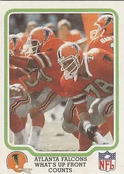 1979 Fleer Team Action #1 - Card #1 - Atlanta Falcons - Front 1979 Fleer Team Action #1 - Card #1 - Atlanta Falcons - Front