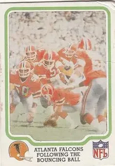 1979 Fleer Team Action #2 - Card #2 - Atlanta Falcons