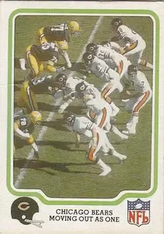 1979 Fleer Team Action #7 - Card #7 - Chicago Bears
