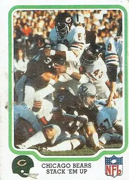1979 Fleer Team Action #8 - Card #8 - Chicago Bears