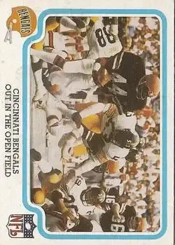 1979 Fleer Team Action #9 - Card #9 - Cincinnati Bengals