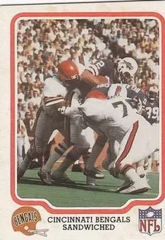 1979 Fleer Team Action #10 - Card #10 - Cincinnati Bengals