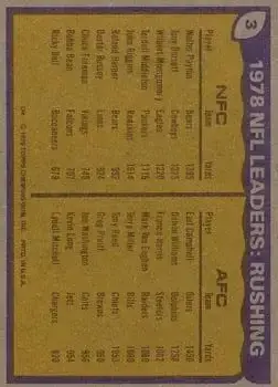 1979 Topps #3 - Card #3