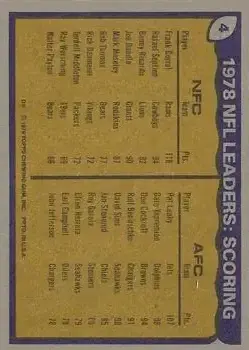 1979 Topps #4 - Card #4