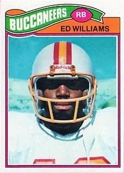 1977 Topps #148 - Ed Williams - Tampa Bay Buccaneers 1977 Topps #148 - Ed Williams - Tampa Bay Buccaneers