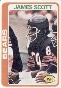 1978 Topps #52 - James Scott - Chicago Bears