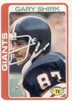 1978 Topps #54 - Gary Shirk - New York Giants