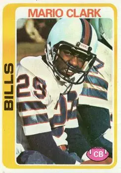 1978 Topps #57 - Mario Clark - Buffalo Bills 1978 Topps #57 - Mario Clark - Buffalo Bills