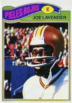 1977 Topps Mexican #151 - Joe Lavender - Washington Redskins
