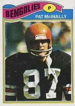 1977 Topps Mexican #152 - Pat McInally - Cincinnati Bengals