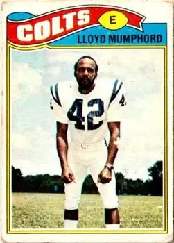 1977 Topps Mexican #153 - Lloyd Mumphord - Baltimore Colts - Front 1977 Topps Mexican #153 - Lloyd Mumphord - Baltimore Colts - Front
