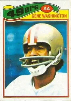 1977 Topps Mexican #156 - Gene Washington - San Francisco 49ers