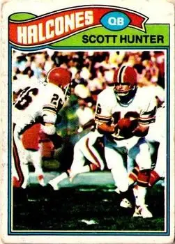 1977 Topps Mexican #157 - Scott Hunter - Atlanta Falcons - Front 1977 Topps Mexican #157 - Scott Hunter - Atlanta Falcons - Front
