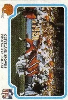 1979 Fleer Team Action #11 - Card #11 - Cleveland Browns - Front