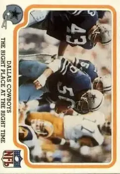 1979 Fleer Team Action #14 - Card #14 - Dallas Cowboys