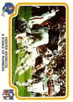 1979 Fleer Team Action #15 - Card #15 - Denver Broncos