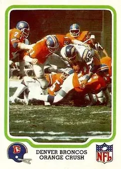 1979 Fleer Team Action #16 - Card #16 - Denver Broncos