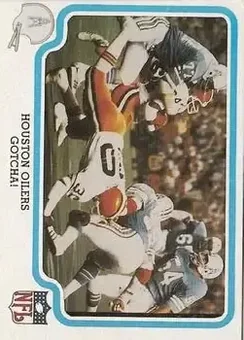 1979 Fleer Team Action #22 - Card #22 - Houston Oilers