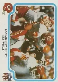 1979 Fleer Team Action #23 - Card #23 - Kansas City Chiefs