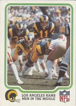 1979 Fleer Team Action #25 - Card #25 - Los Angeles Rams