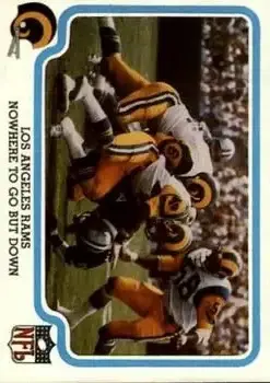 1979 Fleer Team Action #26 - Card #26 - Los Angeles Rams - Front
