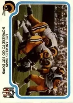 1979 Fleer Team Action #26 - Card #26 - Los Angeles Rams