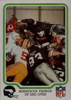 1979 Fleer Team Action #29 - Card #29 - Minnesota Vikings - Front