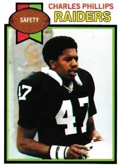 1979 Topps #8 - Charles Phillips - Oakland Raiders