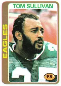1978 Topps #62 - Tom Sullivan - Philadelphia Eagles