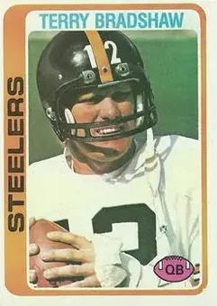 1978 Topps #65 - Terry Bradshaw - Pittsburgh Steelers