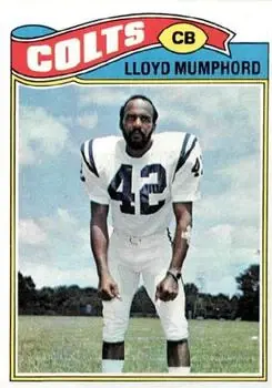 1977 Topps #153 - Lloyd Mumphord - Baltimore Colts - Front