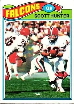 1977 Topps #157 - Scott Hunter - Atlanta Falcons