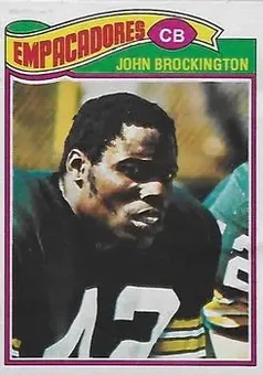 1977 Topps Mexican #166 - John Brockington - Green Bay Packers