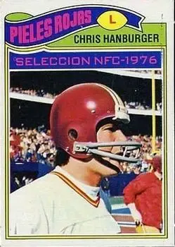 1977 Topps Mexican #170 - Chris Hanburger - Washington Redskins