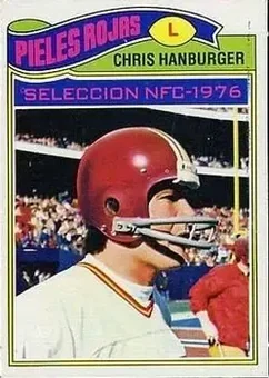 1977 Topps Mexican #170 - Chris Hanburger - Washington Redskins 1977 Topps Mexican #170 - Chris Hanburger - Washington Redskins