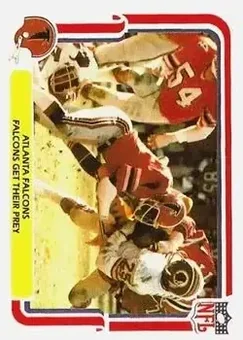 1980 Fleer Team Action #2 - Card #2 - Atlanta Falcons