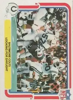 1980 Fleer Team Action #3 - Card #3 - Baltimore Colts - Front
