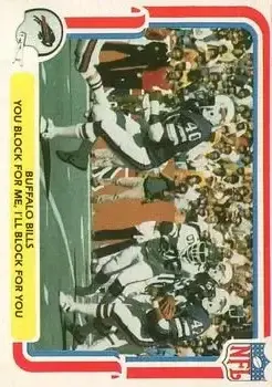 1980 Fleer Team Action #5 - Card #5 - Buffalo Bills - Front