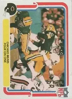 1980 Fleer Team Action #8 - Card #8 - Chicago Bears