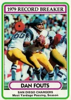 1980 Topps #3 - Dan Fouts - San Diego Chargers