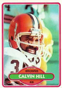 1980 Topps #9 - Calvin Hill - Cleveland Browns