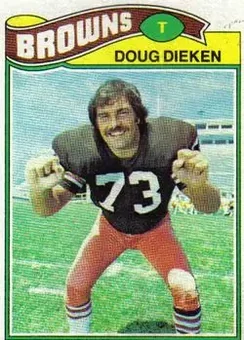 1977 Topps #162 - Doug Dieken - Cleveland Browns