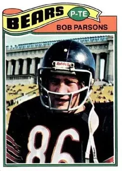 1977 Topps #164 - Bob Parsons - Chicago Bears