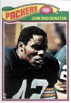 1977 Topps #166 - John Brockington - Green Bay Packers