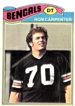1977 Topps #168 - Ron Carpenter - Cincinnati Bengals