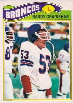 1977 Topps Mexican #179 - Randy Gradishar - Denver Broncos