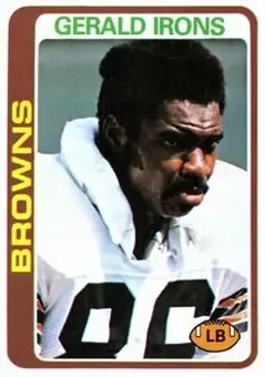 1978 Topps #73 - Gerald Irons - Cleveland Browns 1978 Topps #73 - Gerald Irons - Cleveland Browns